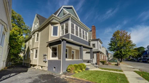 exterior view of a newly remodeled house