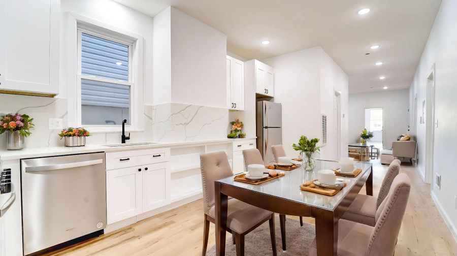 newly remodeled kitchen interior